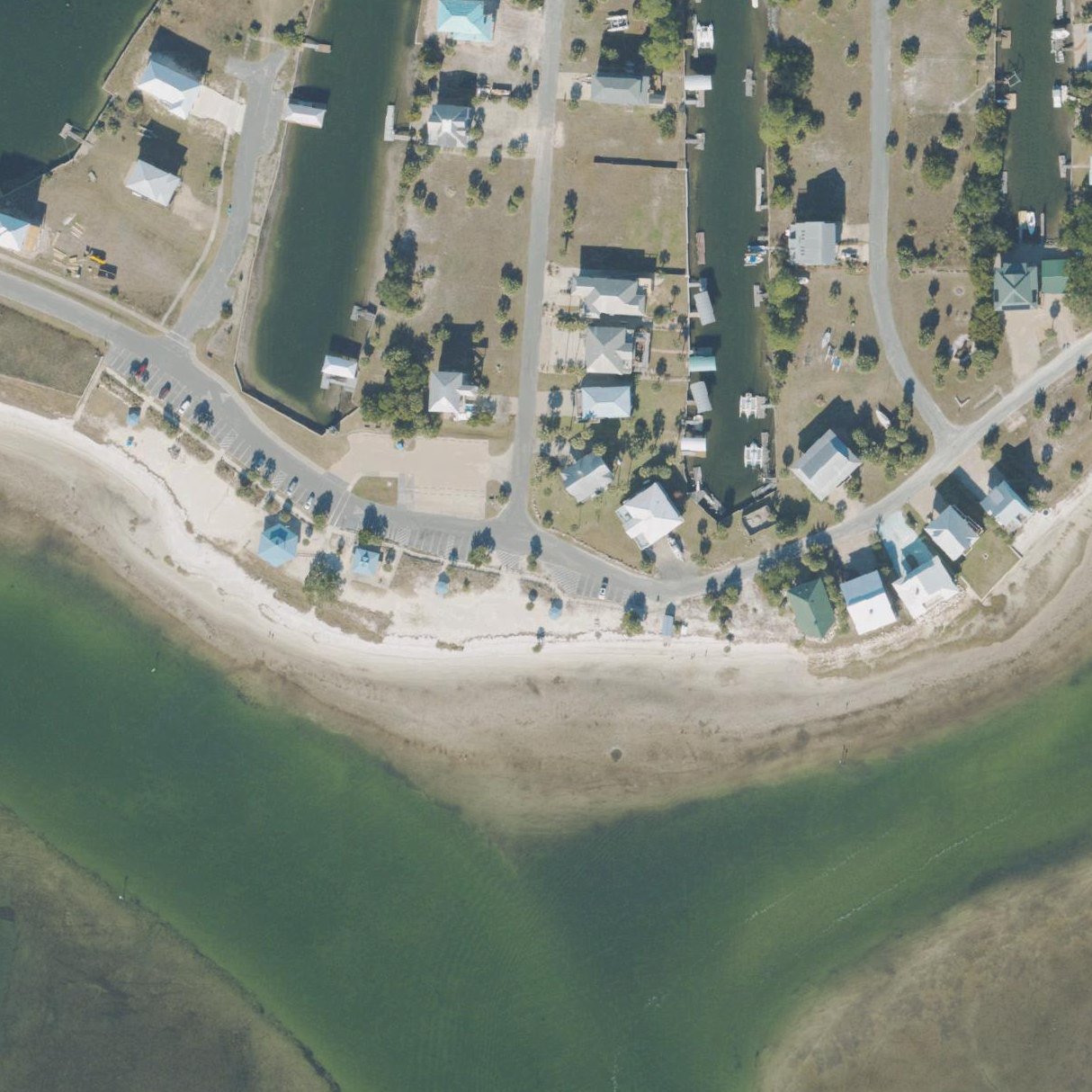 Aerial map of Shell Point Beach