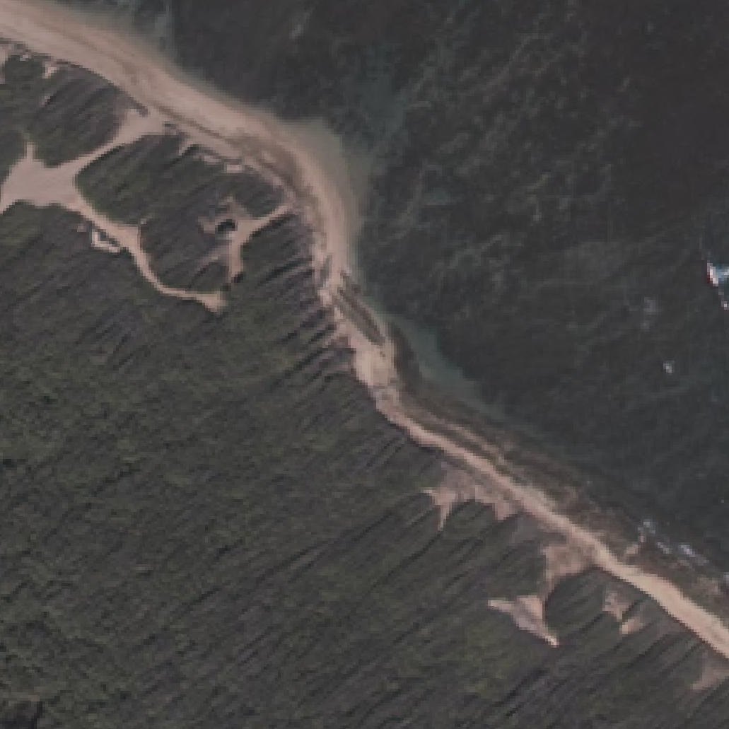 Aerial map of Shipwreck Beach