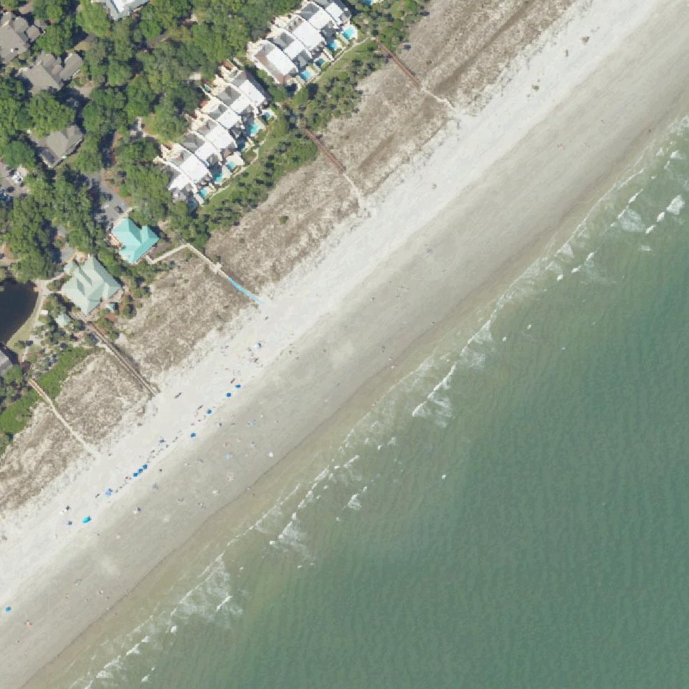 Aerial map of Shipyard Beach Access