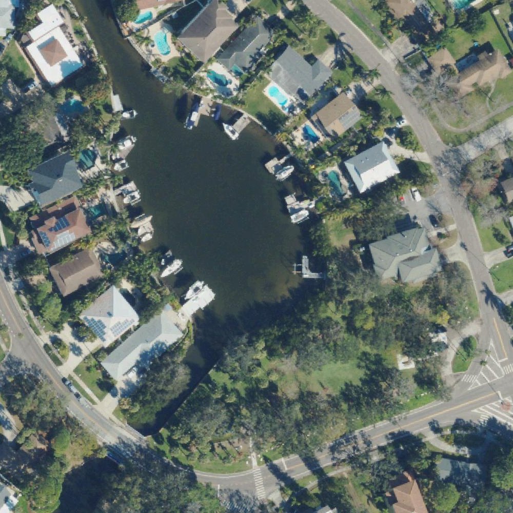 Aerial map of Shore Acres Mini Park