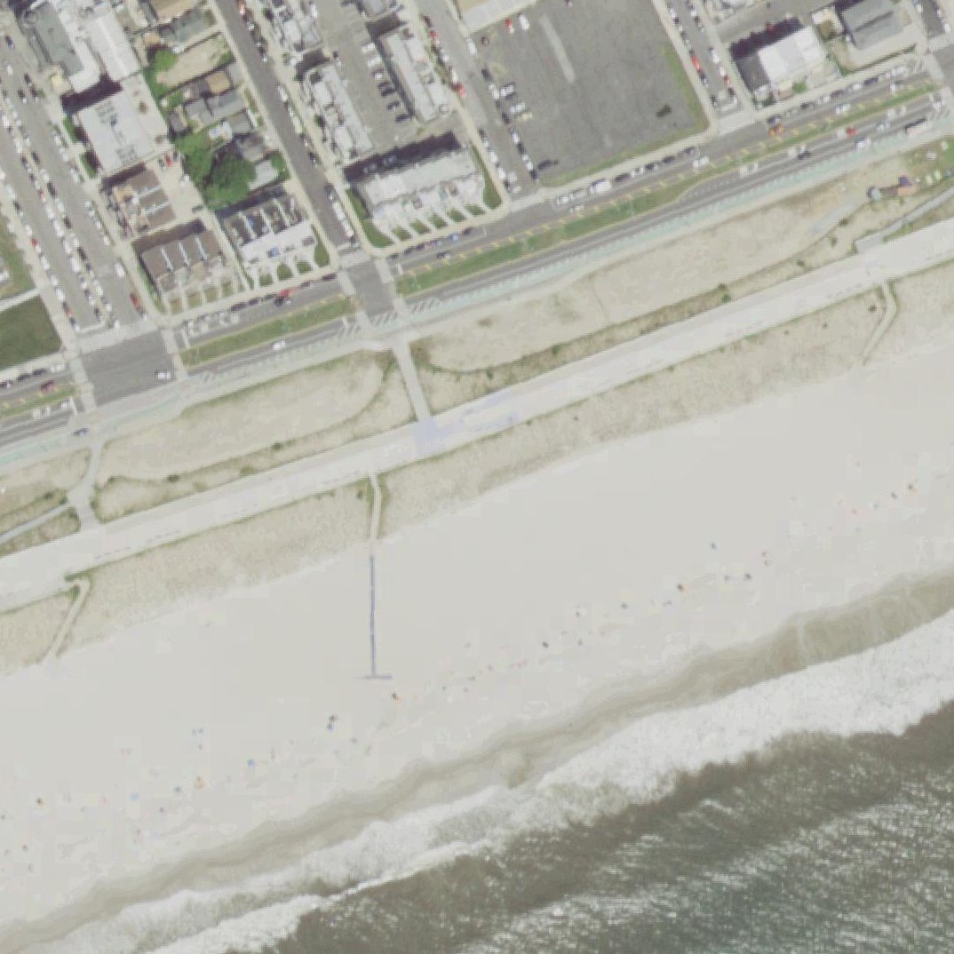 Aerial map of Shore Front Parkway Adventure Course