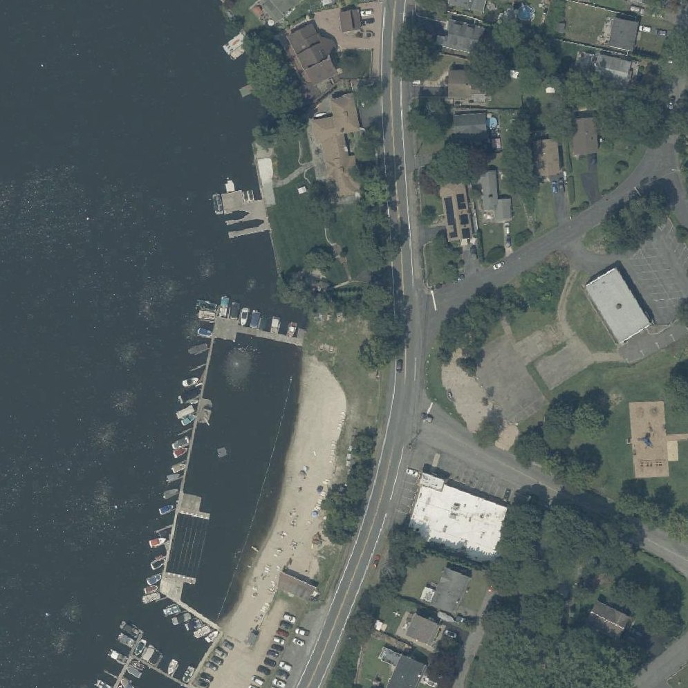 Aerial map of Shore Hills Park