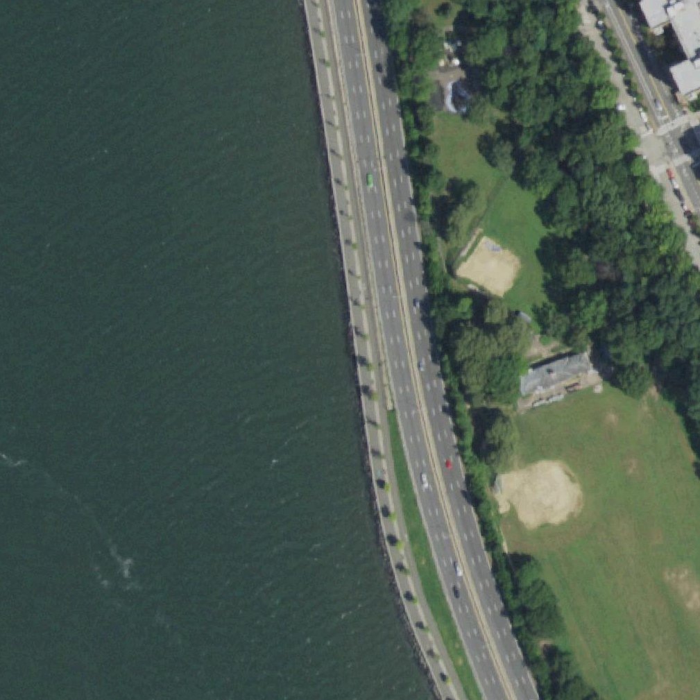 Aerial map of Shore Park and Parkway