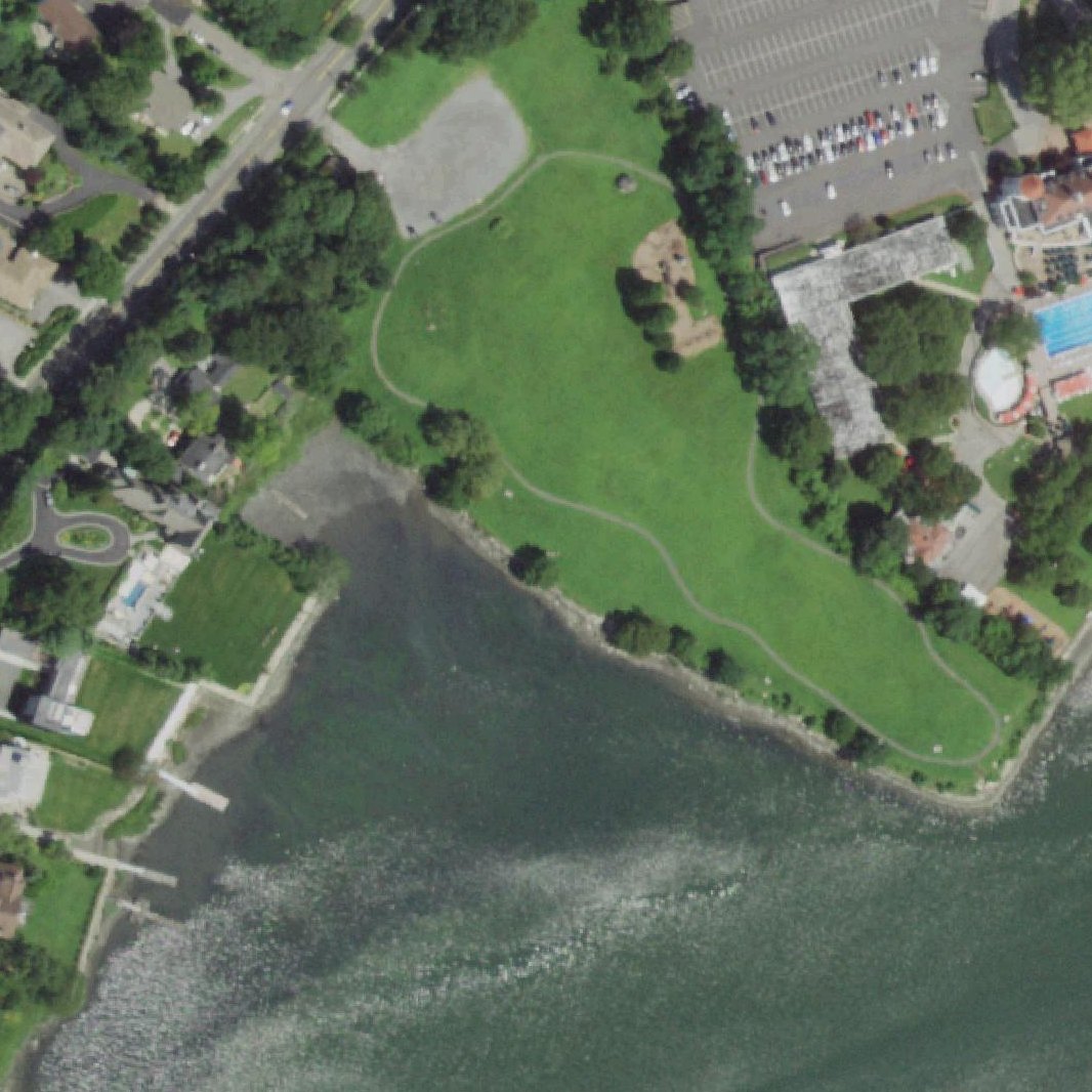 Aerial map of Shore Park