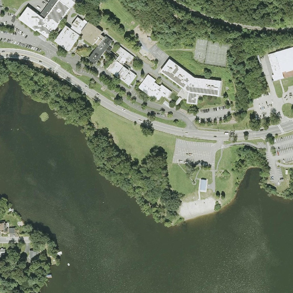 Aerial map of Shore Park