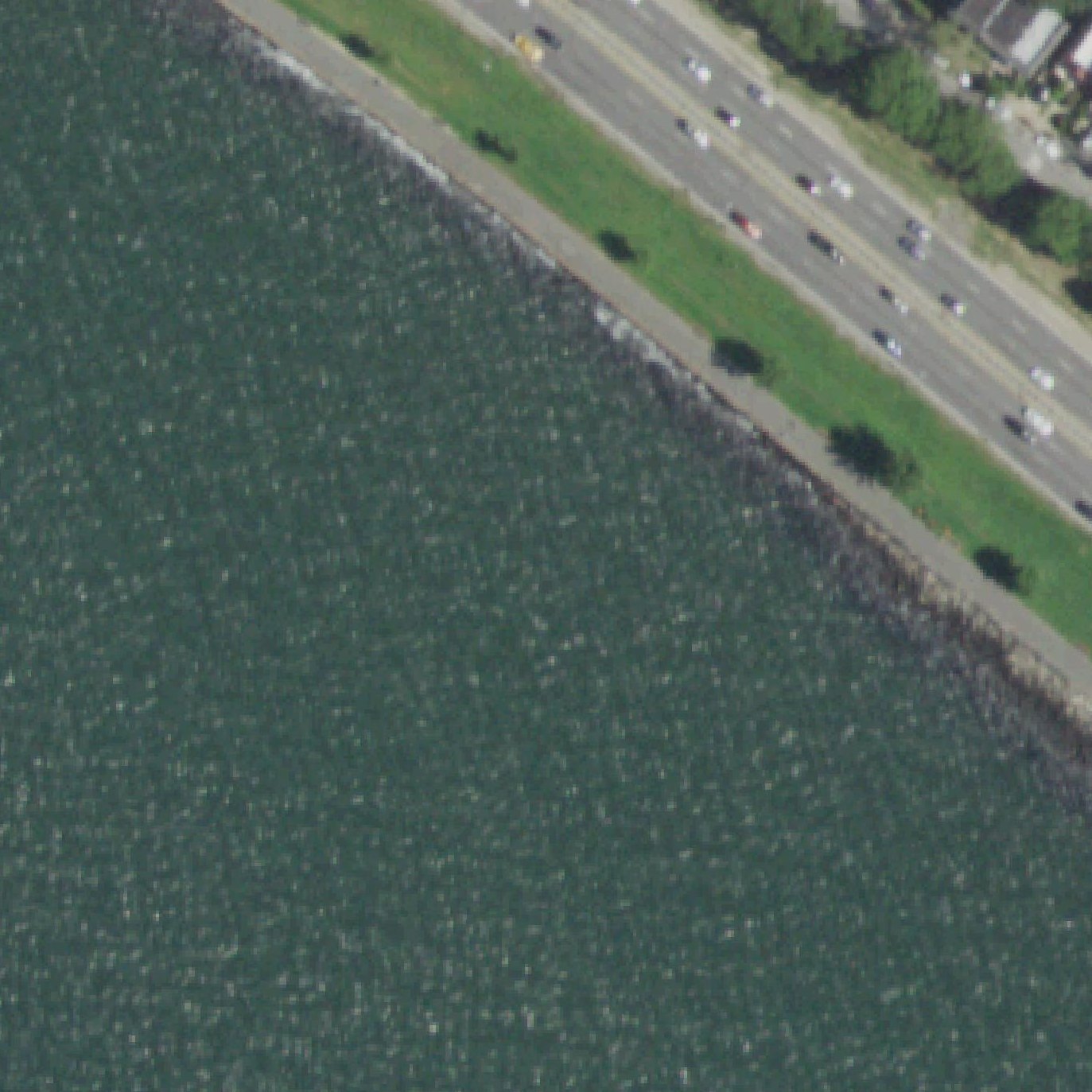 Aerial map of Shore Parkway Fishing