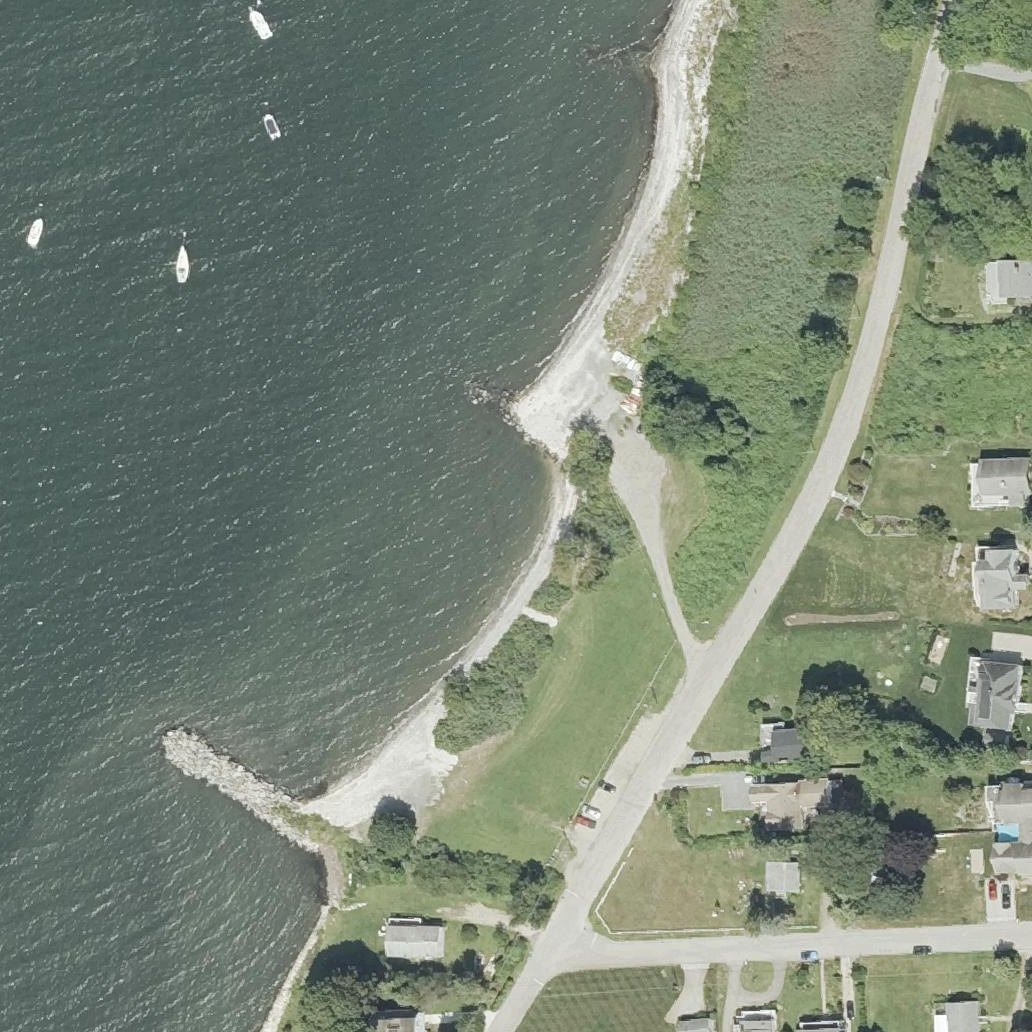 Aerial map of Shore's Beach