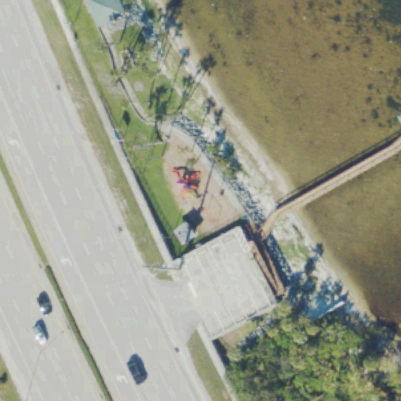 Aerial map of Shore Side Park