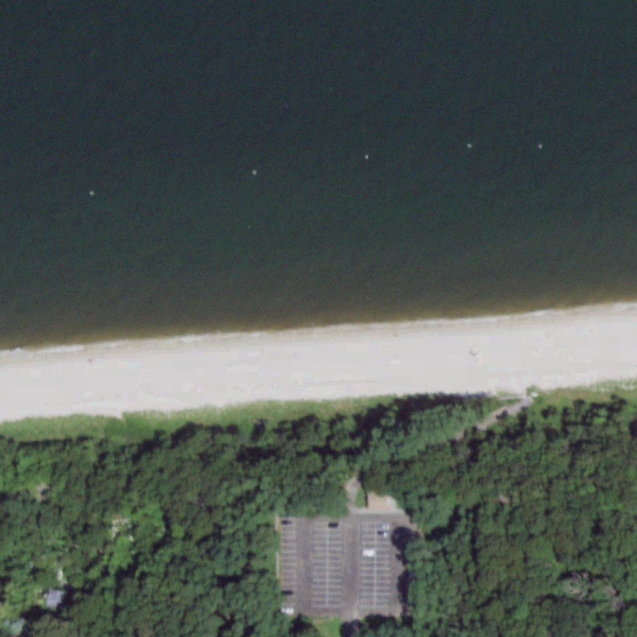 Aerial map of Shoreham Beach