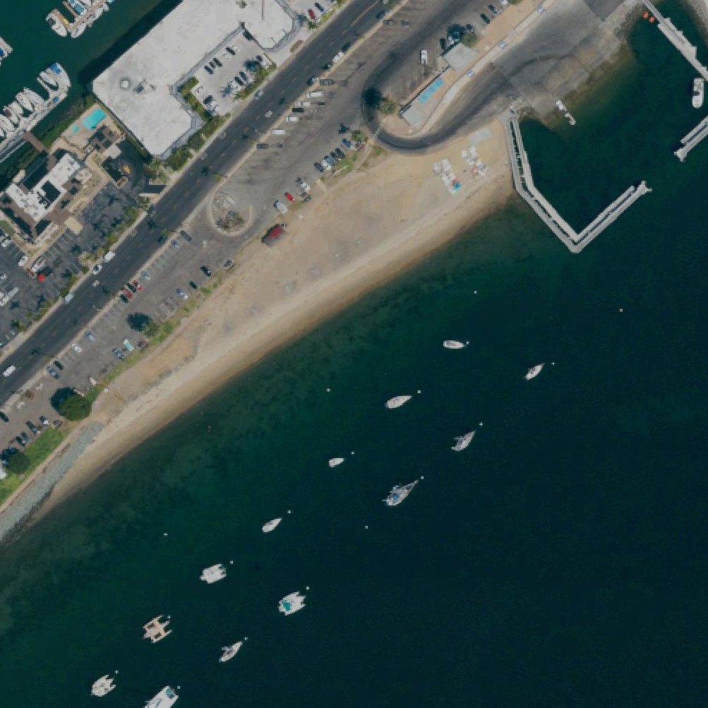 Aerial map of Shoreline Beach Park