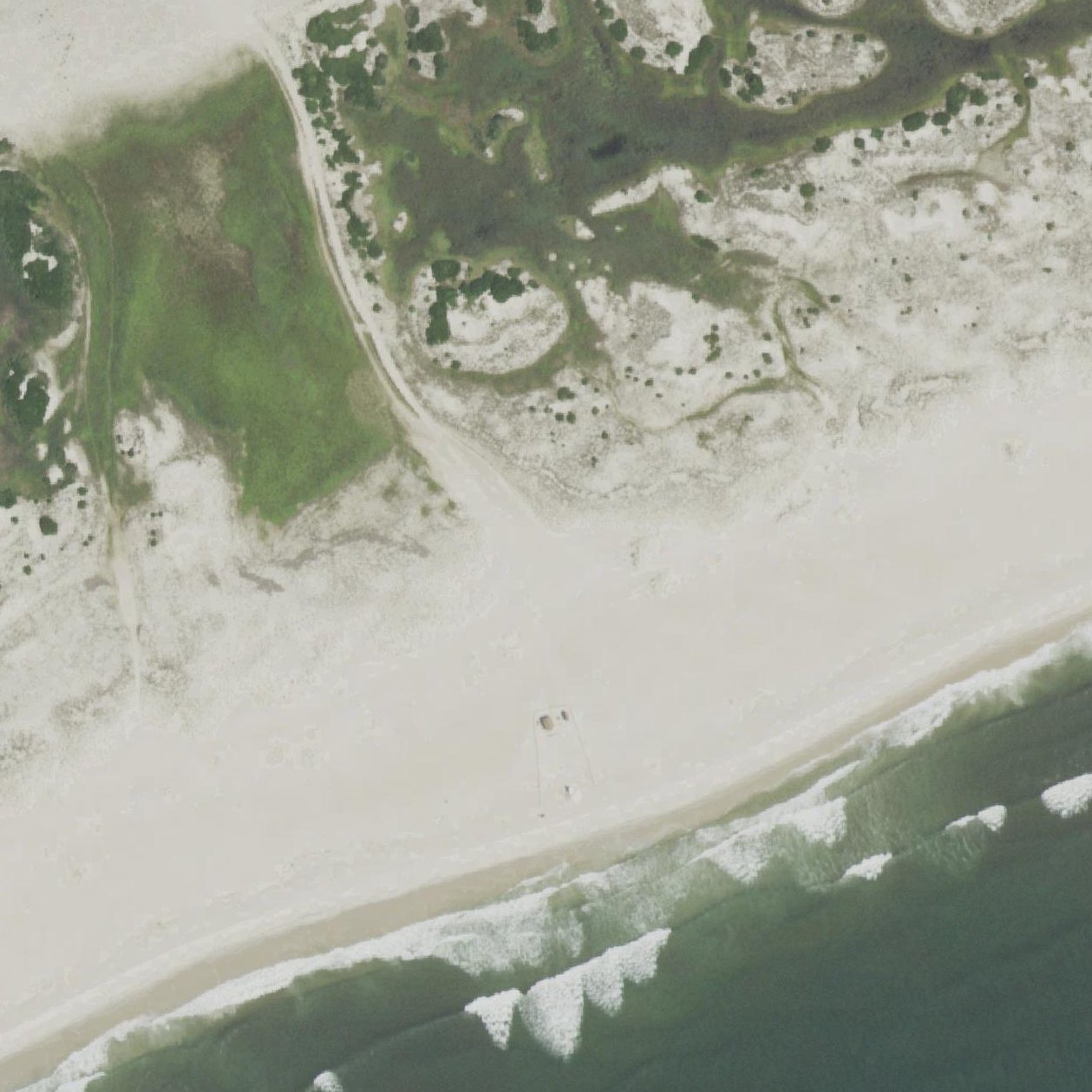 Aerial map of Short Beach
