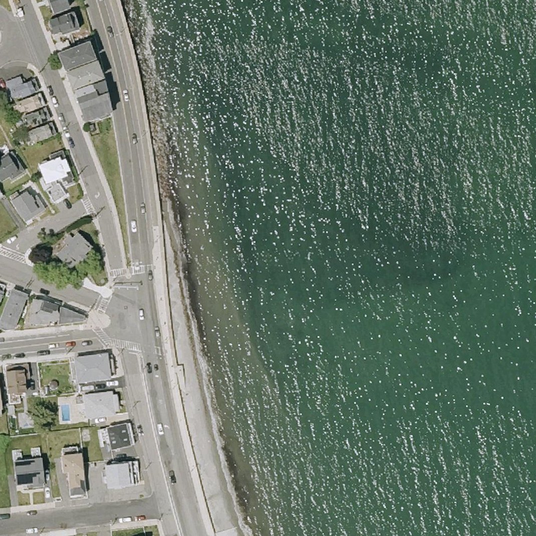 Aerial map of Short Beach
