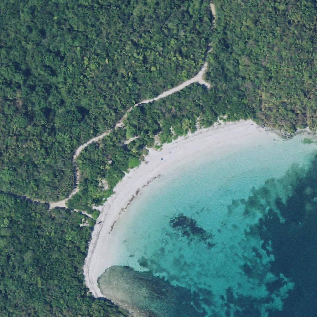 Aerial map of Silver Beach