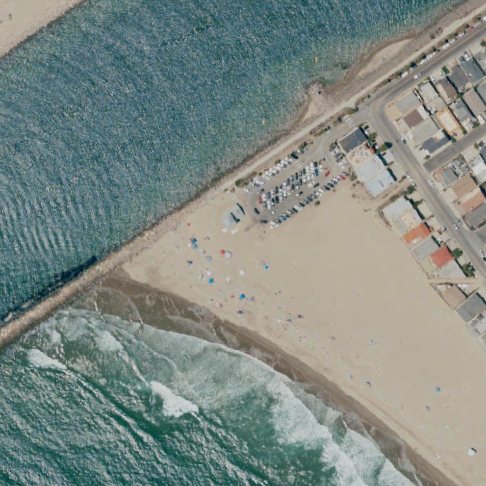 Aerial map of Silver Strand Beach