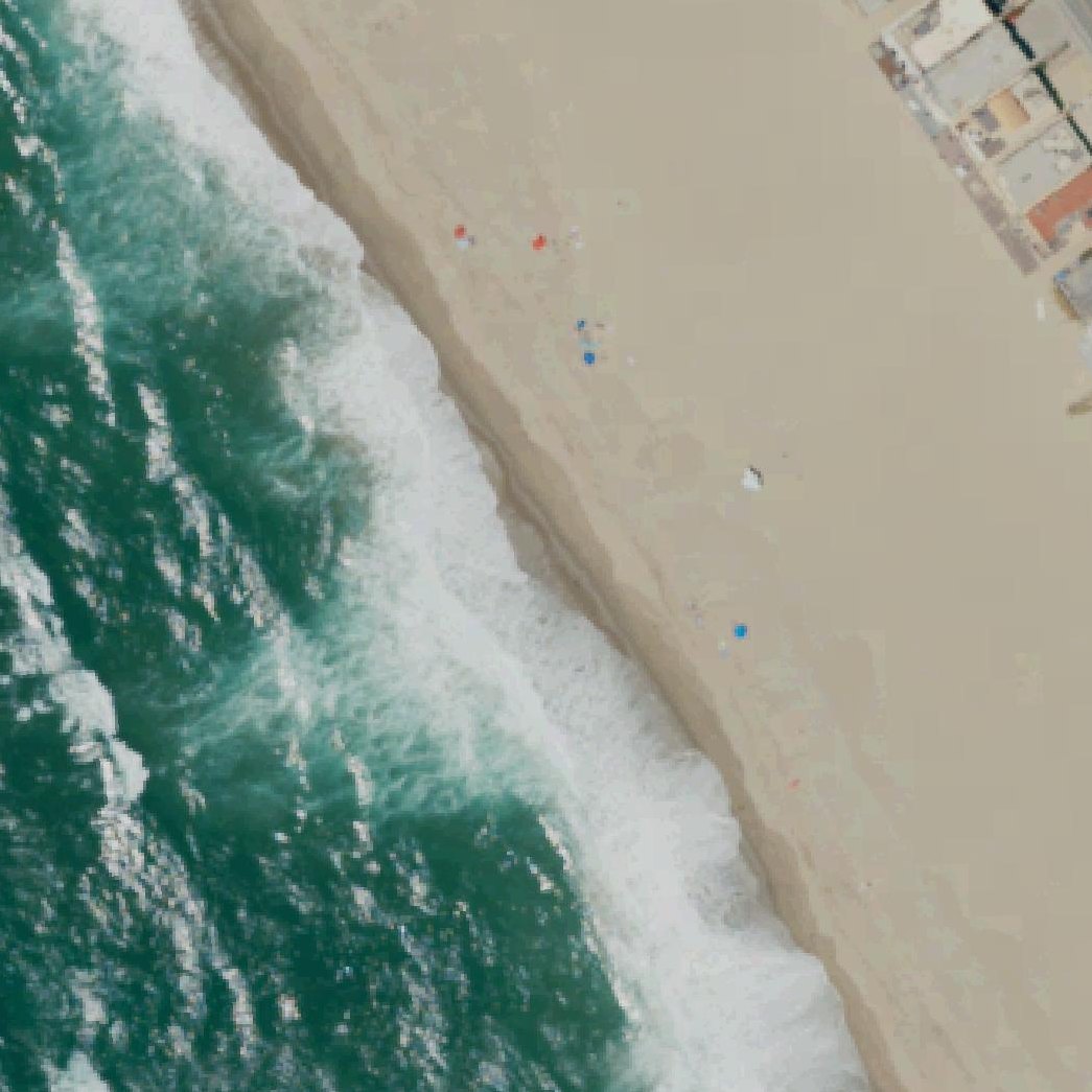 Aerial map of Silver Strand State Beach