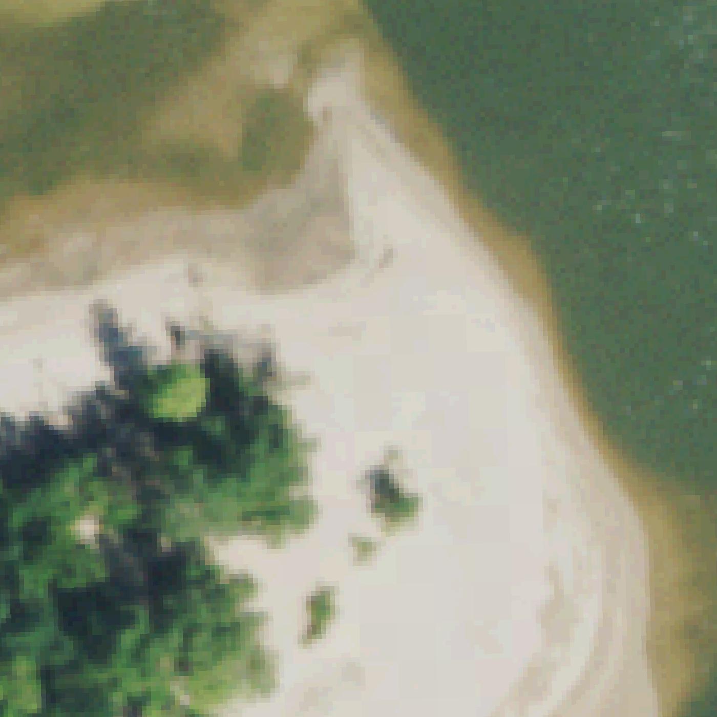 Aerial map of Sissy Beach Lake Eufaula