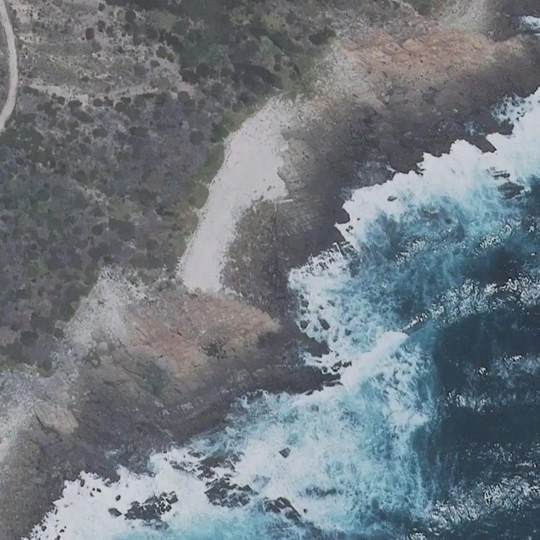 Aerial map of Skulpstrand