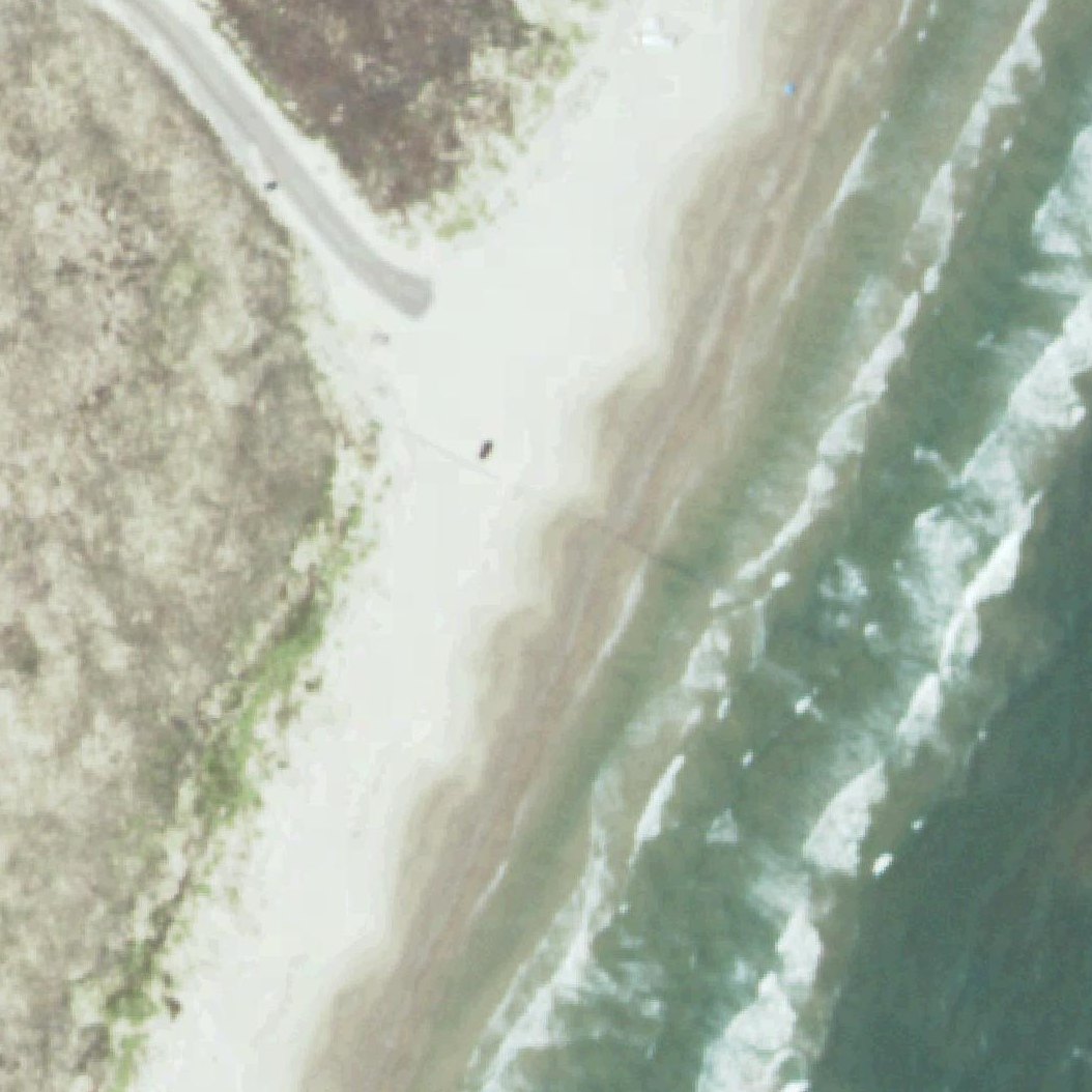 Aerial map of Sloth Beach