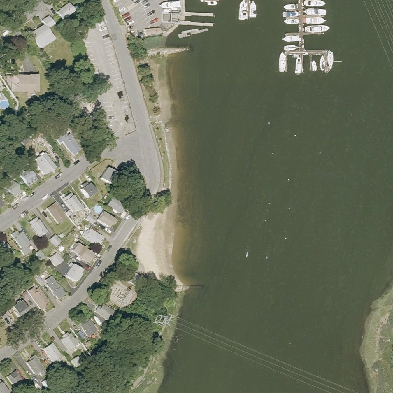Aerial map of Smith Beach