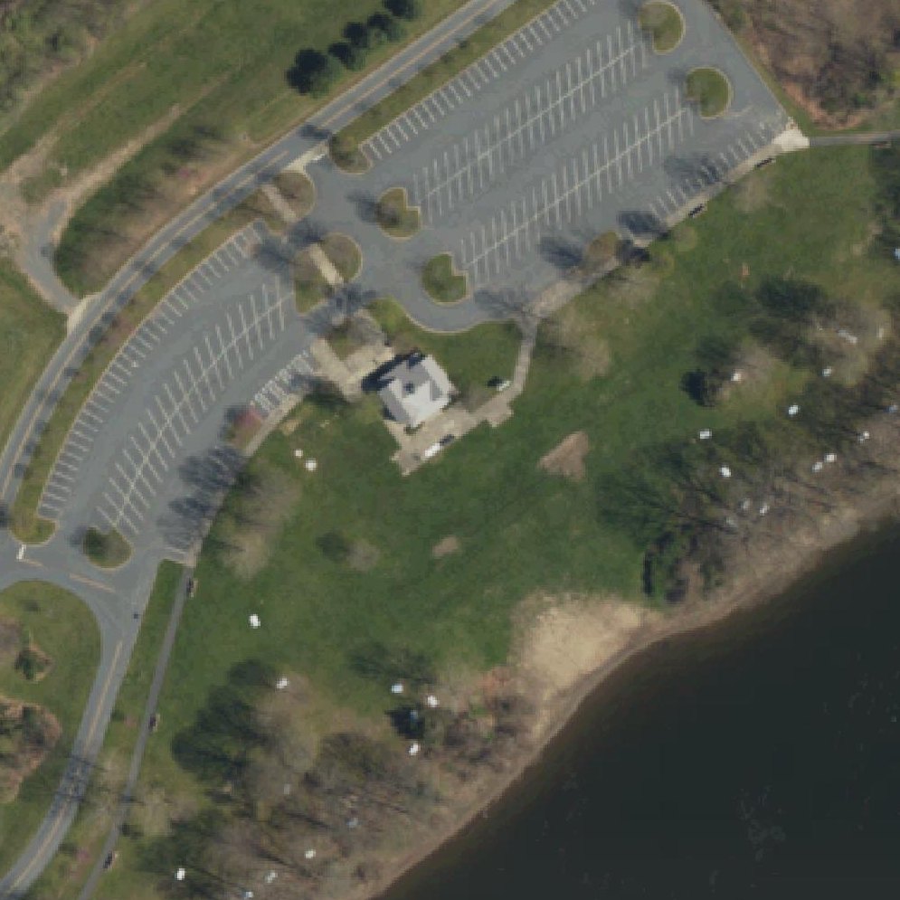 Aerial map of Smithfield Beach