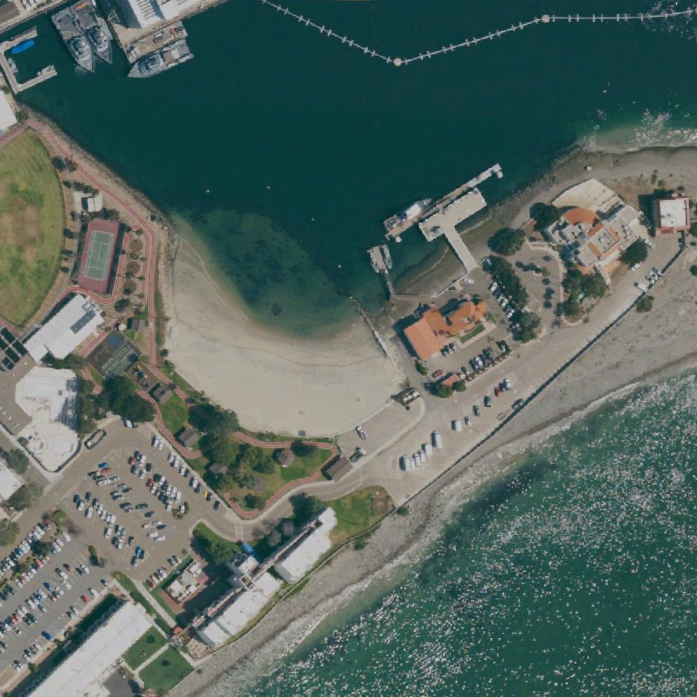 Aerial map of Smuggler's Cove