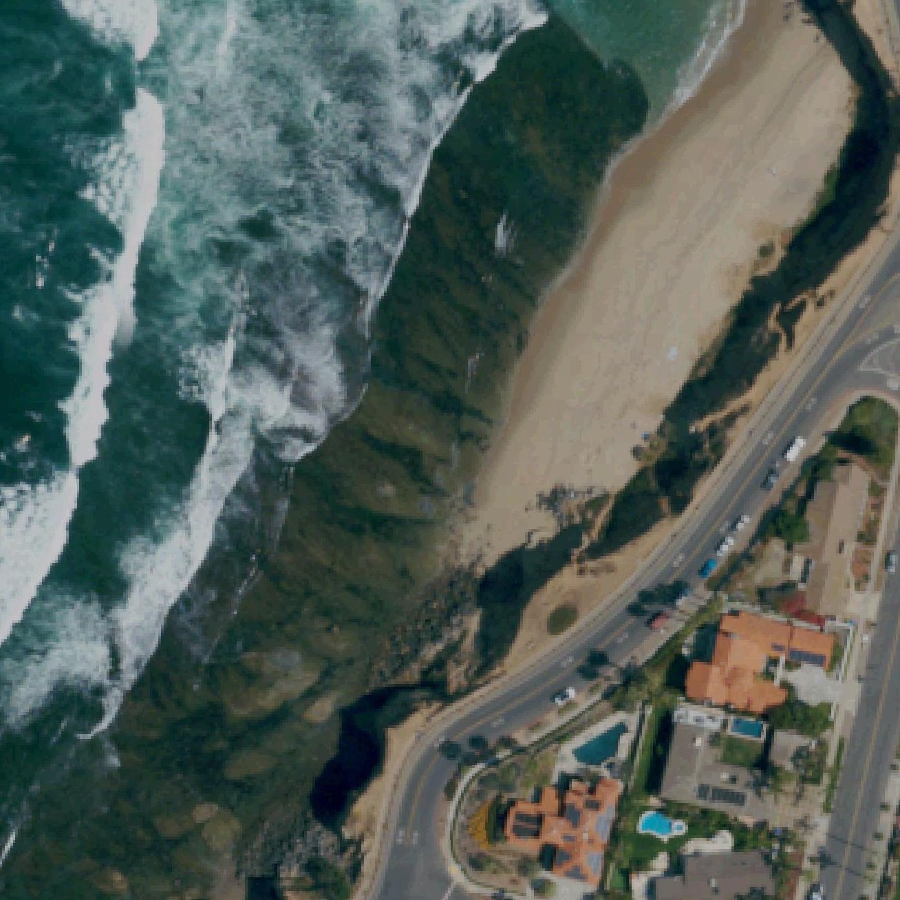 Aerial map of Smugglers' Cove