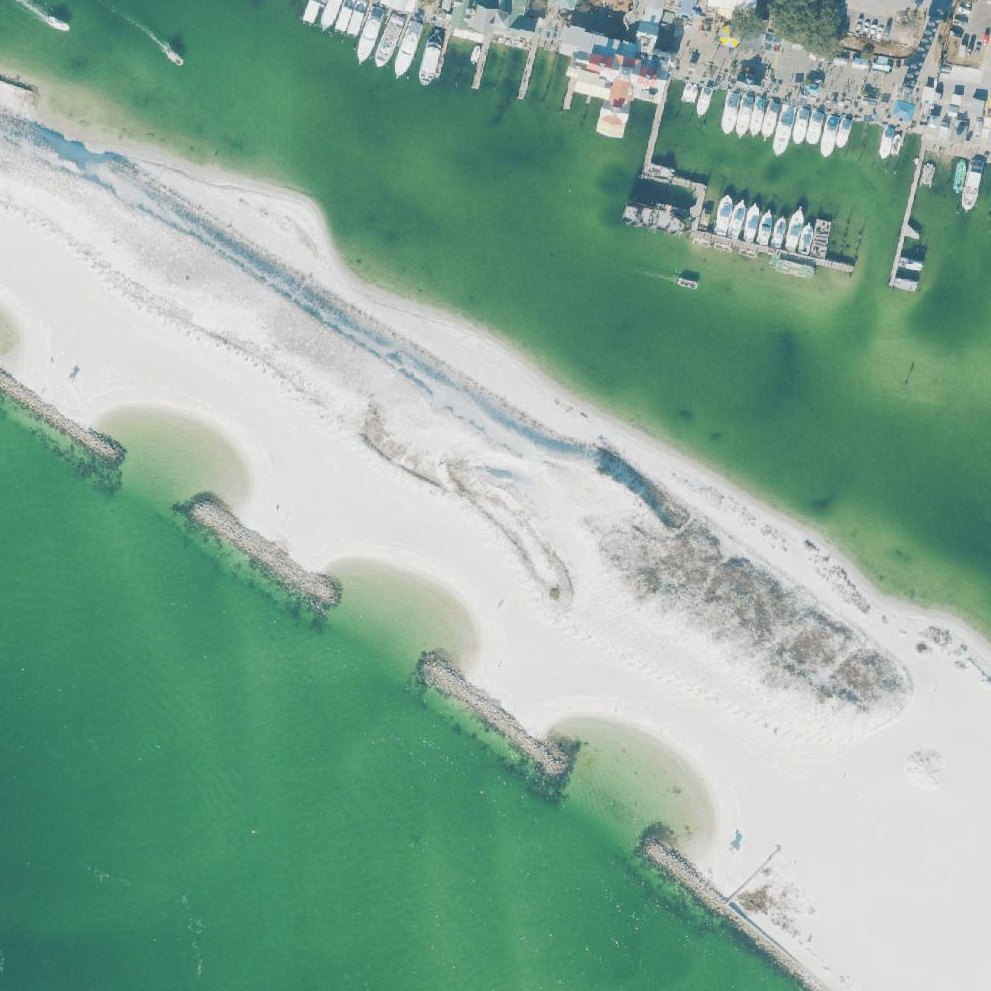 Aerial map of SNORKEL beach