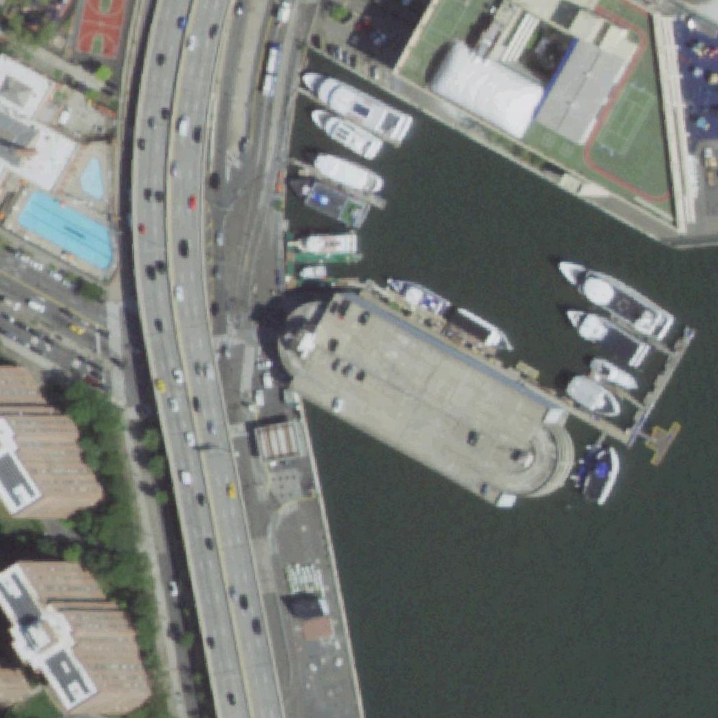 Aerial map of Solar One Environmental Education Center at Stuyvesant Cove Park