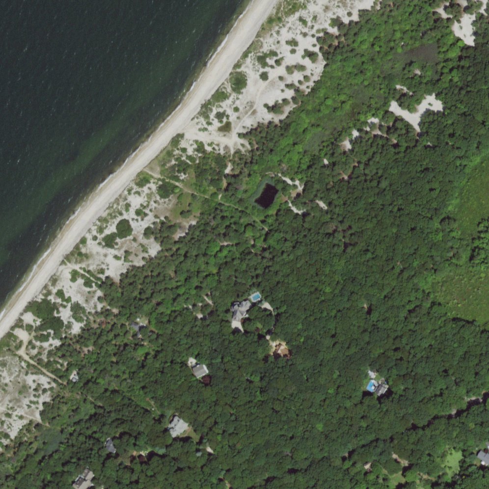 Aerial map of Sound View Dunes Park