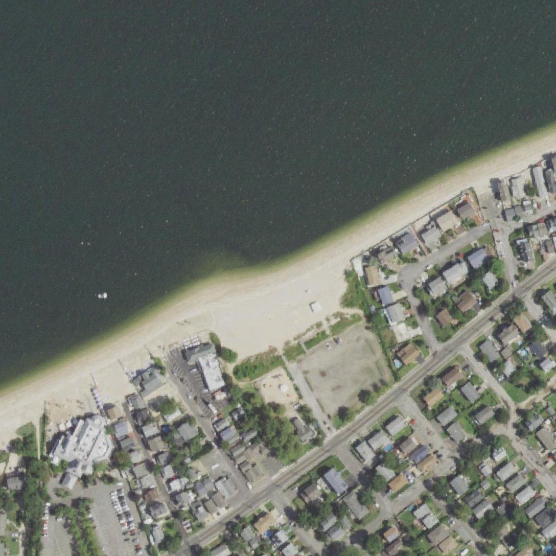 Aerial map of Soundside Beach Park