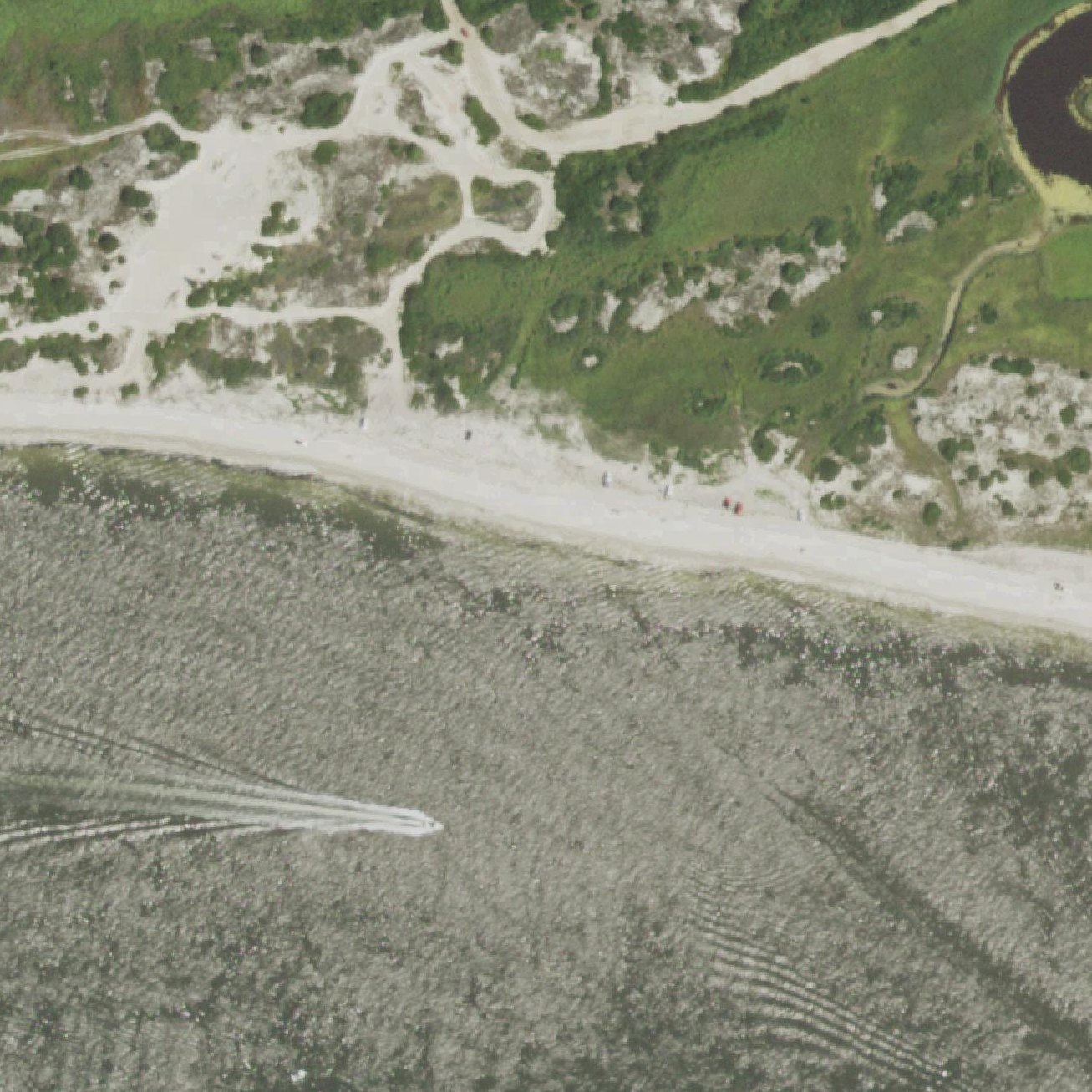 Aerial map of Sour Thumb Beach