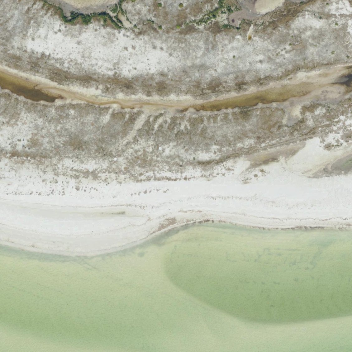 Aerial map of South Anclote Key Beach
