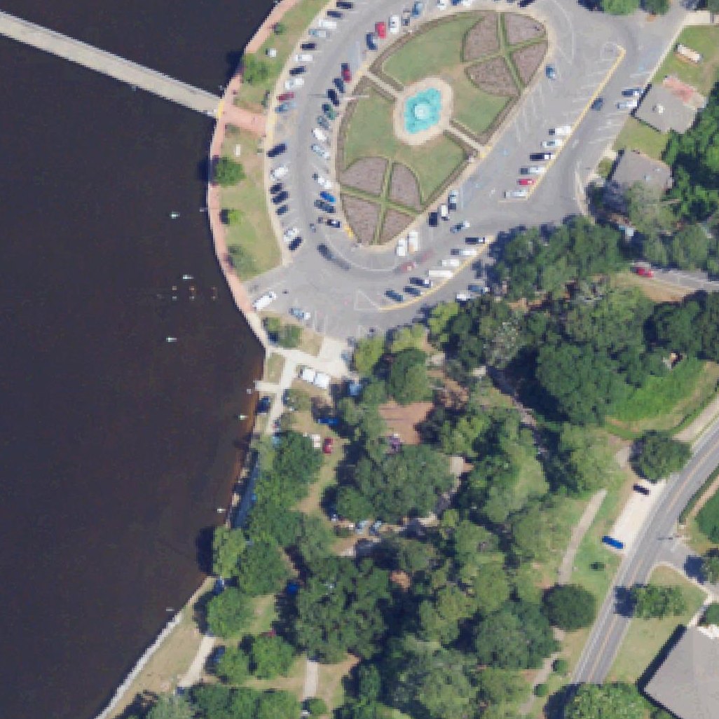 Aerial map of South Beach