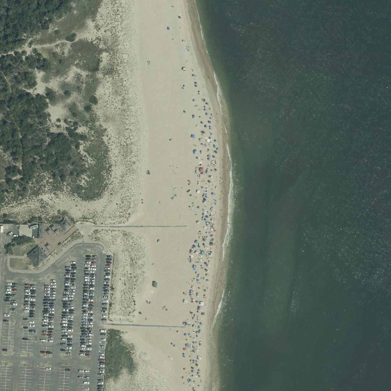 Aerial map of South Beach - Area E