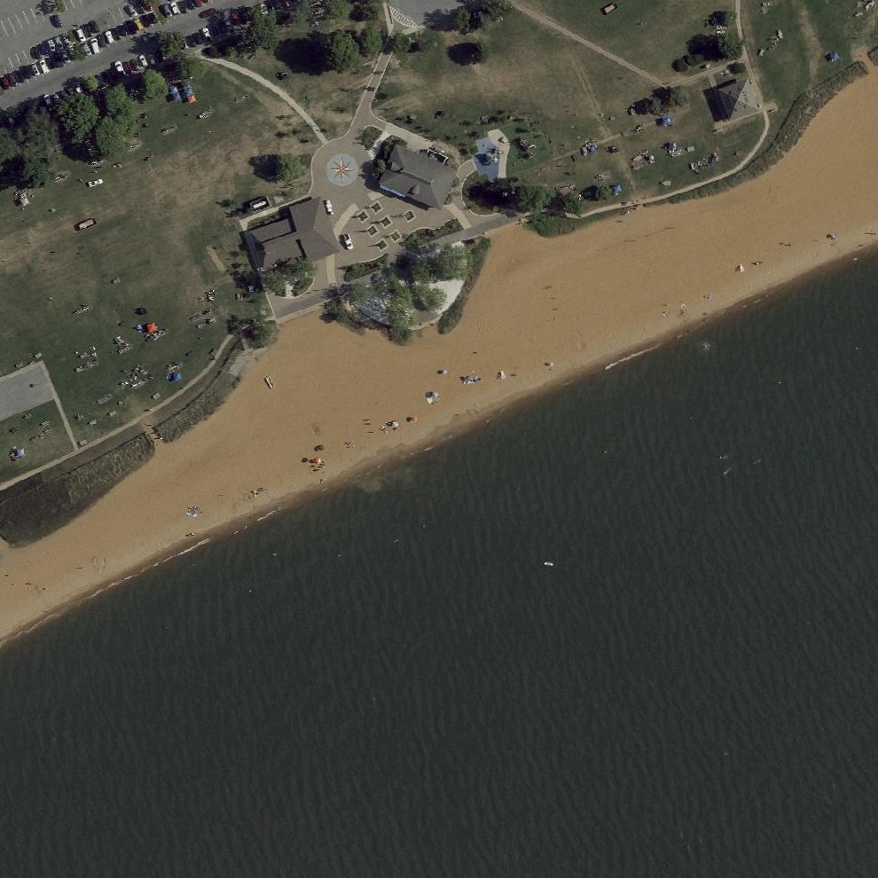 Aerial map of South Beach Area
