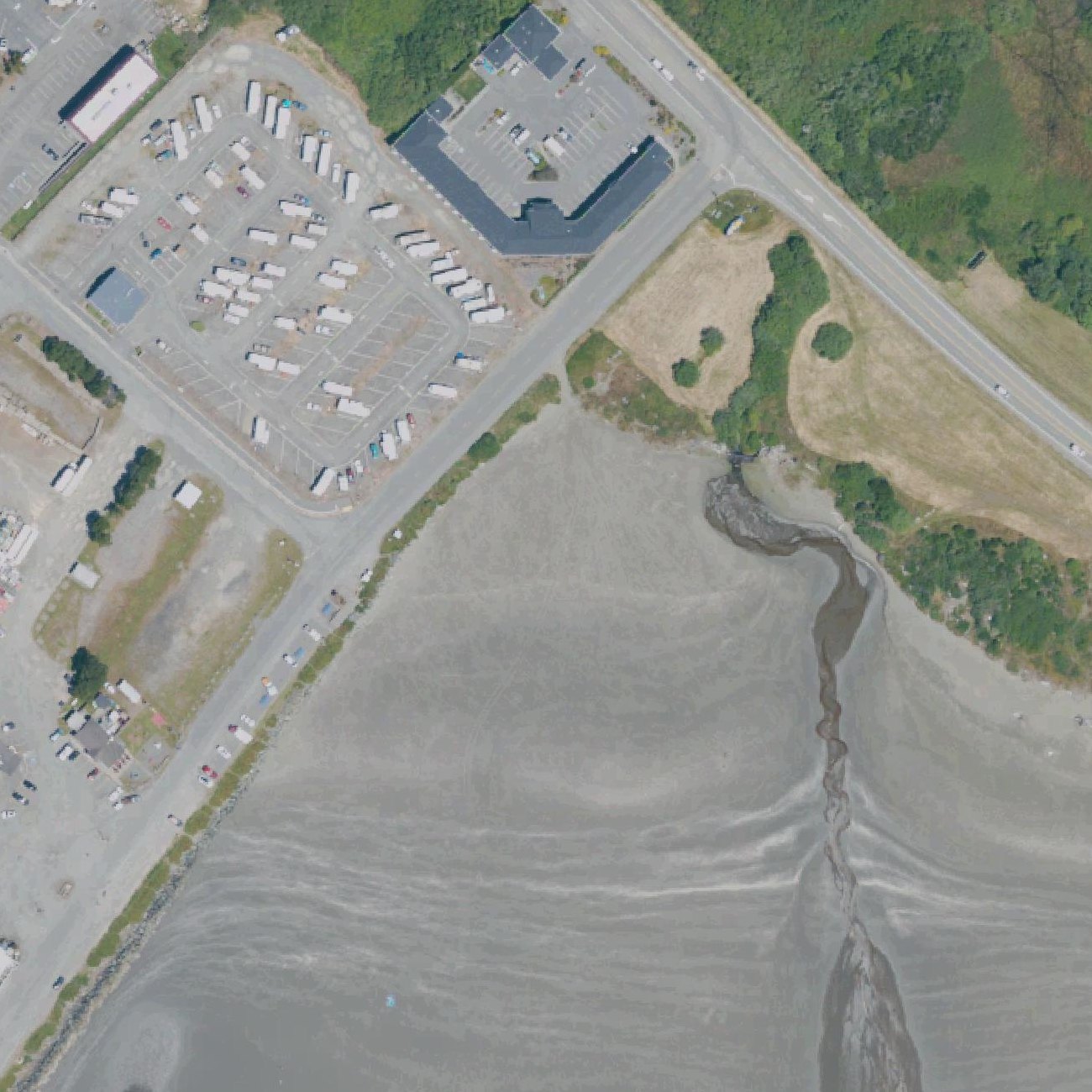 Aerial map of South Beach