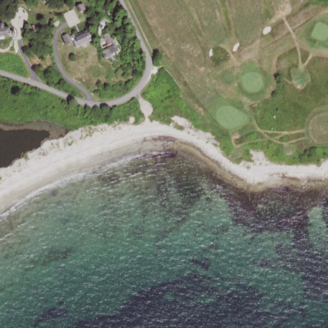 Aerial map of South Beach