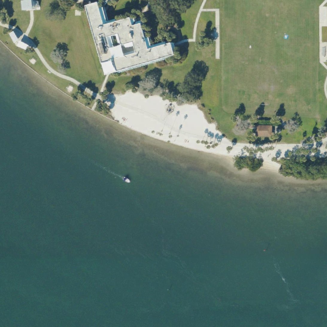 Aerial map of South Beach