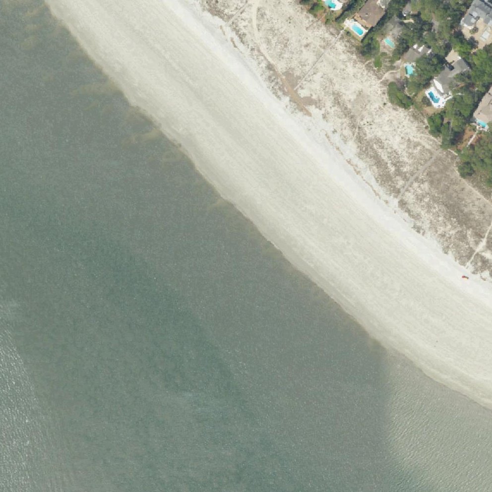 Aerial map of South Beach