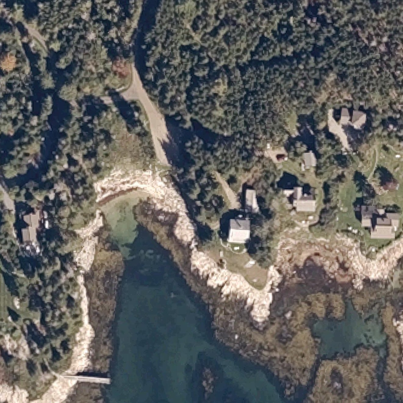Aerial map of South Beach