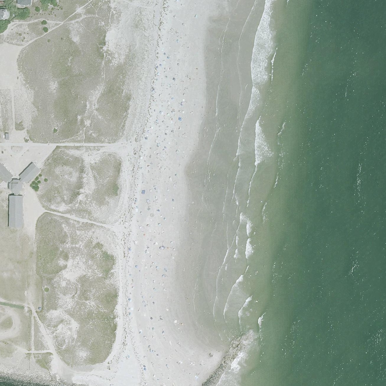 Aerial map of South Beach