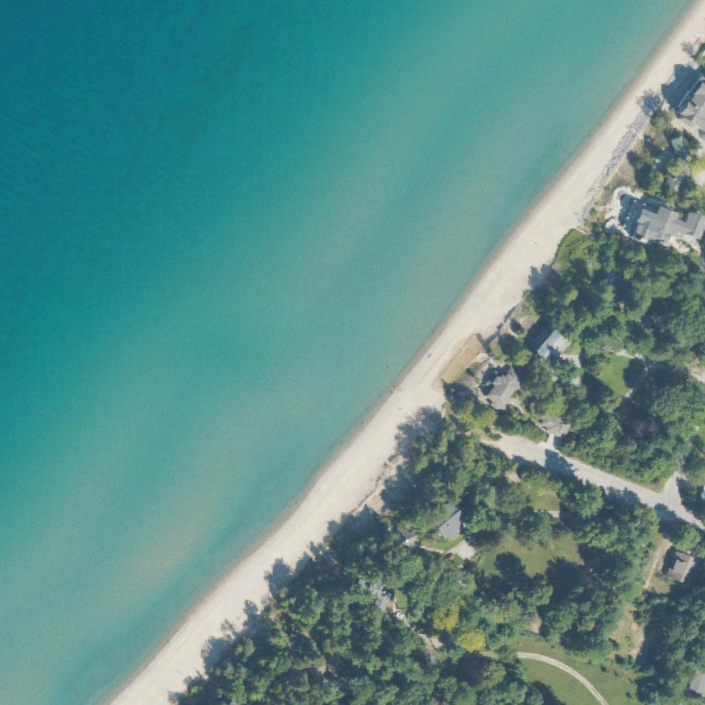 Aerial map of South Beach