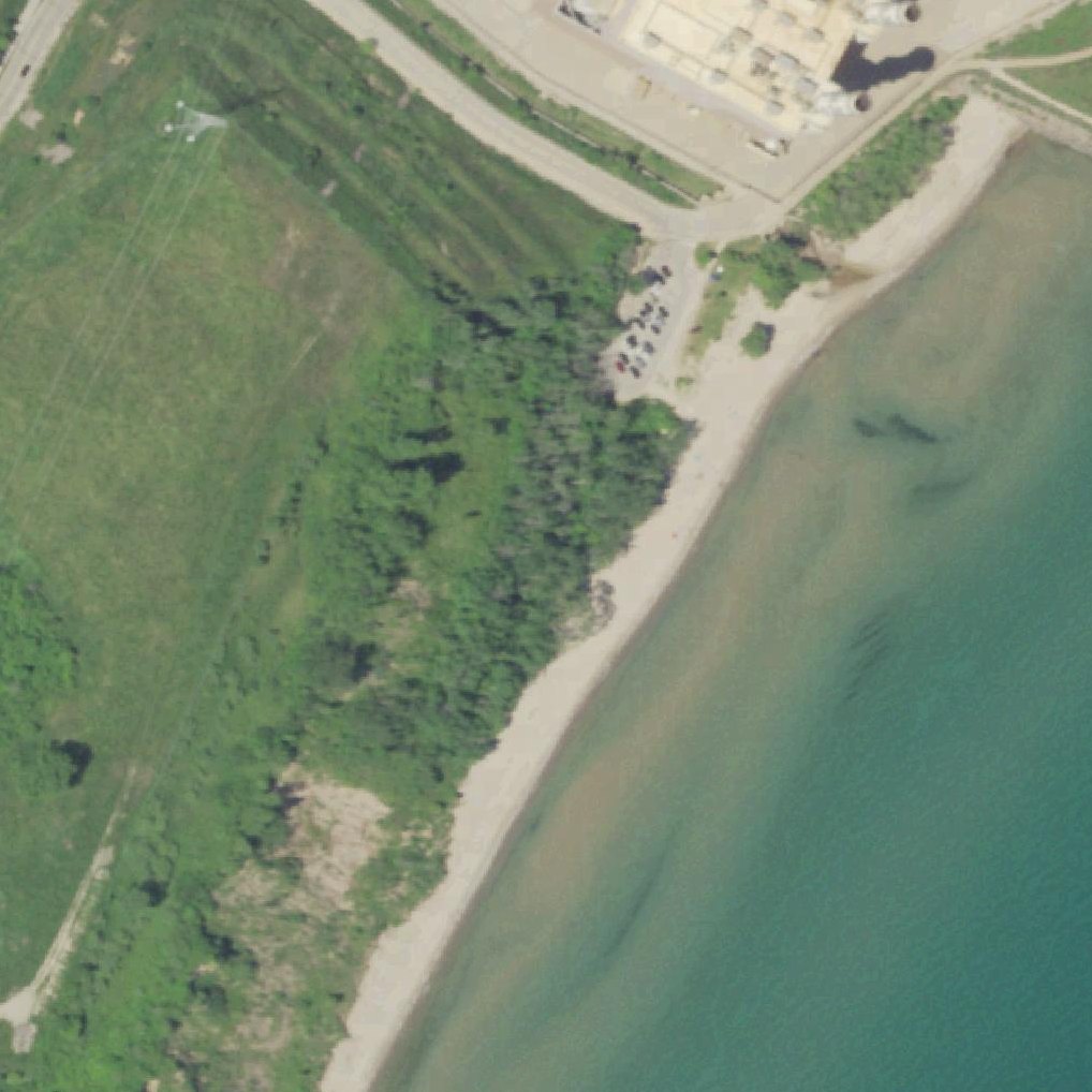 Aerial map of South Beach