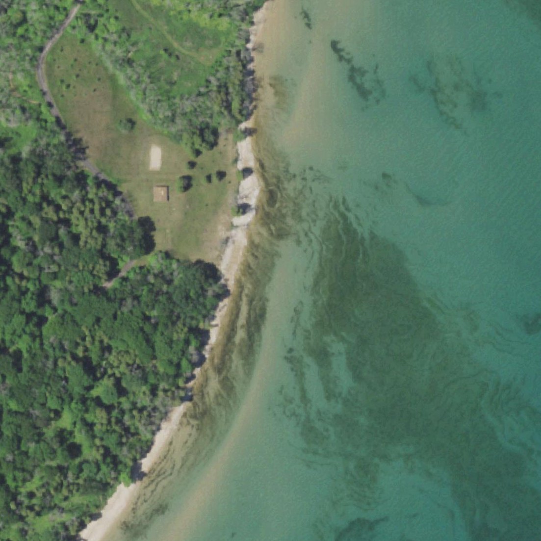 Aerial map of South Beach