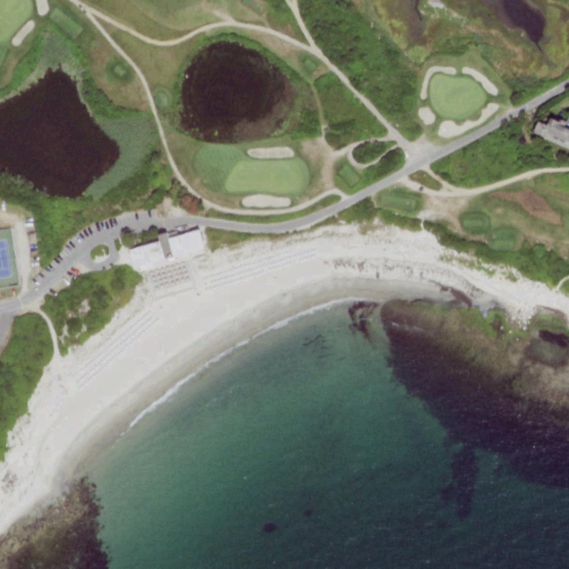 Aerial map of South Beach
