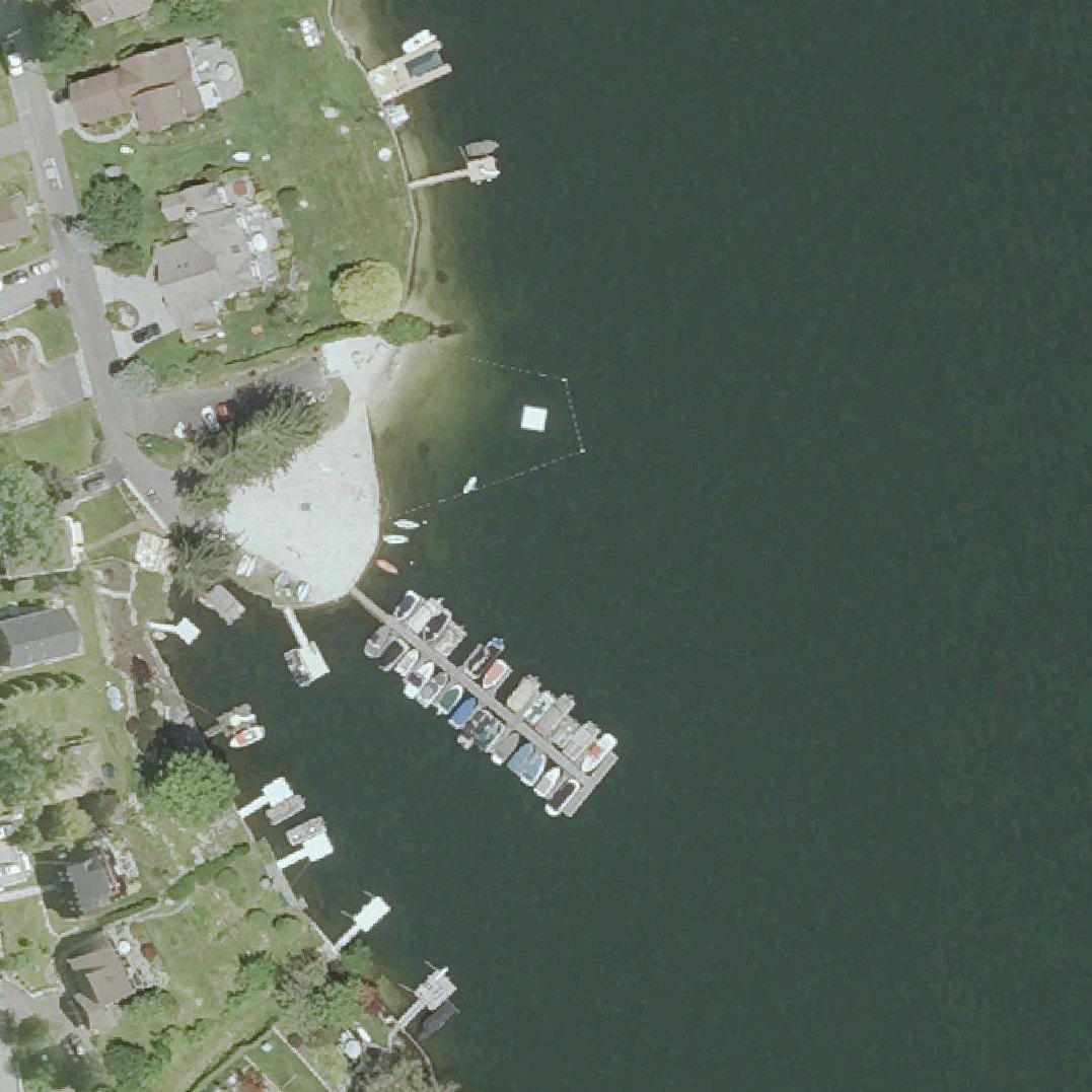 Aerial map of South Beach