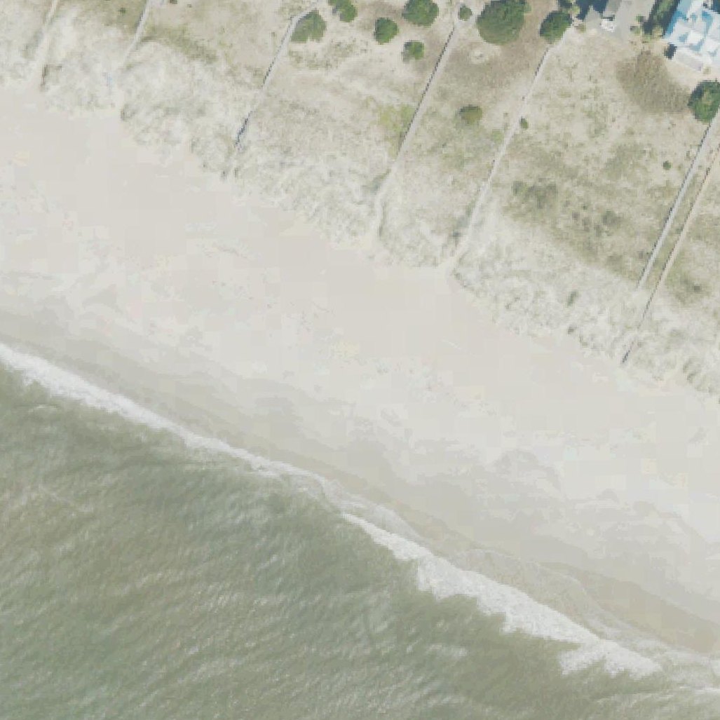 Aerial map of South Beach