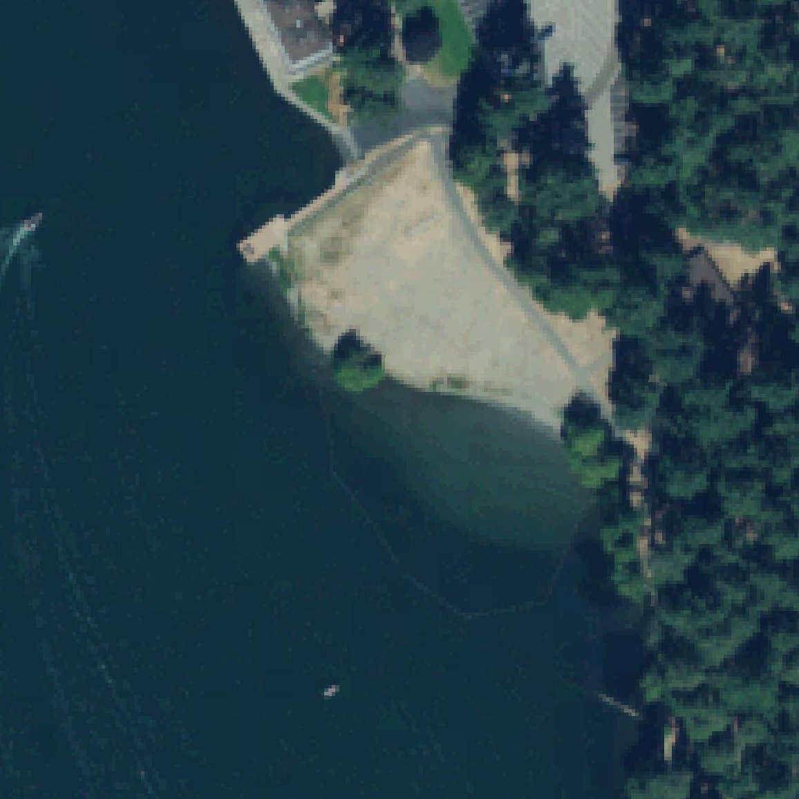 Aerial map of South Beach