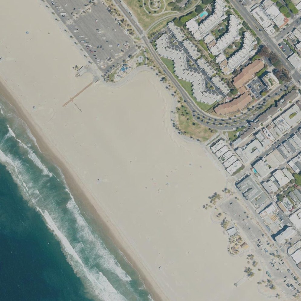 Aerial map of South Beach Park