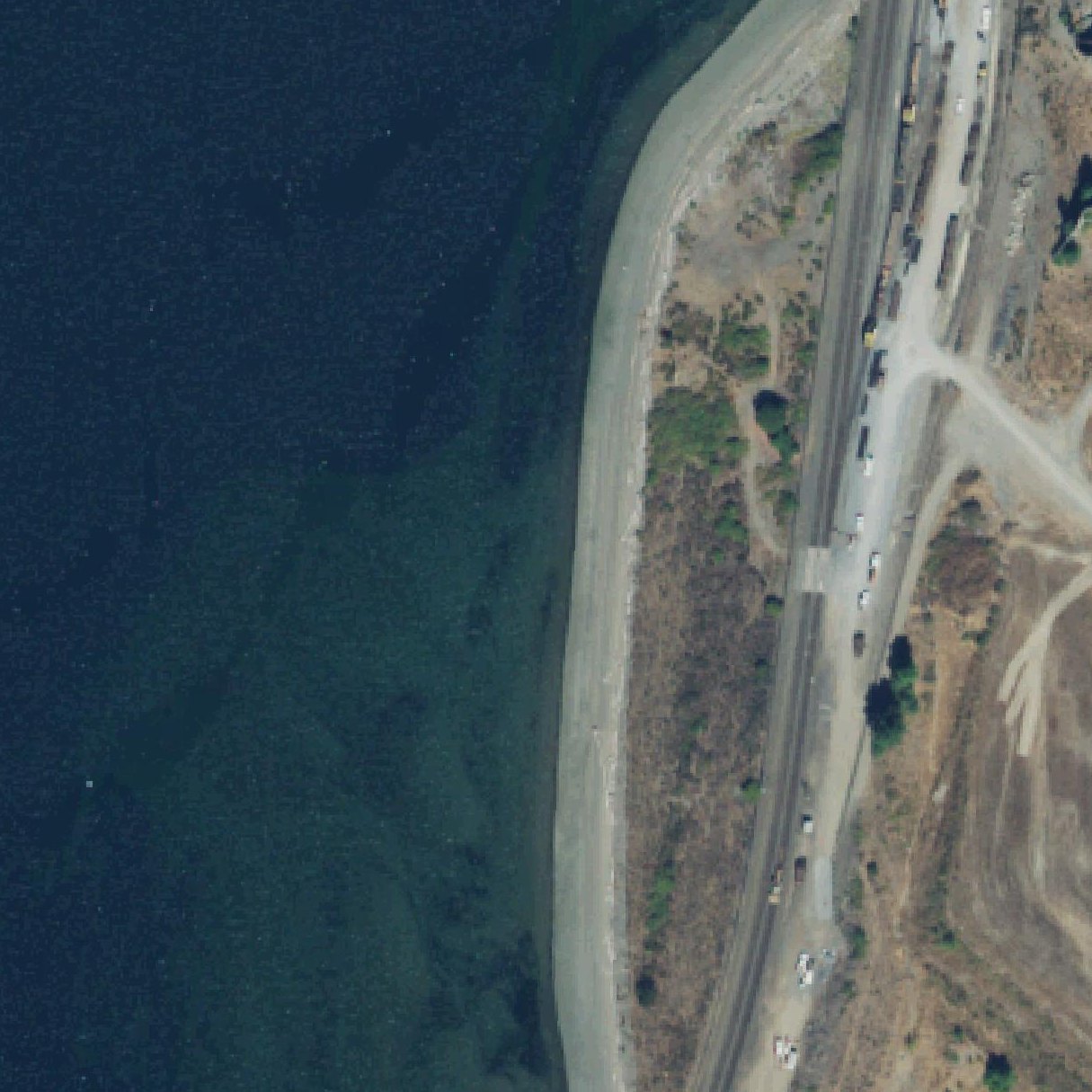 Aerial map of South Beach